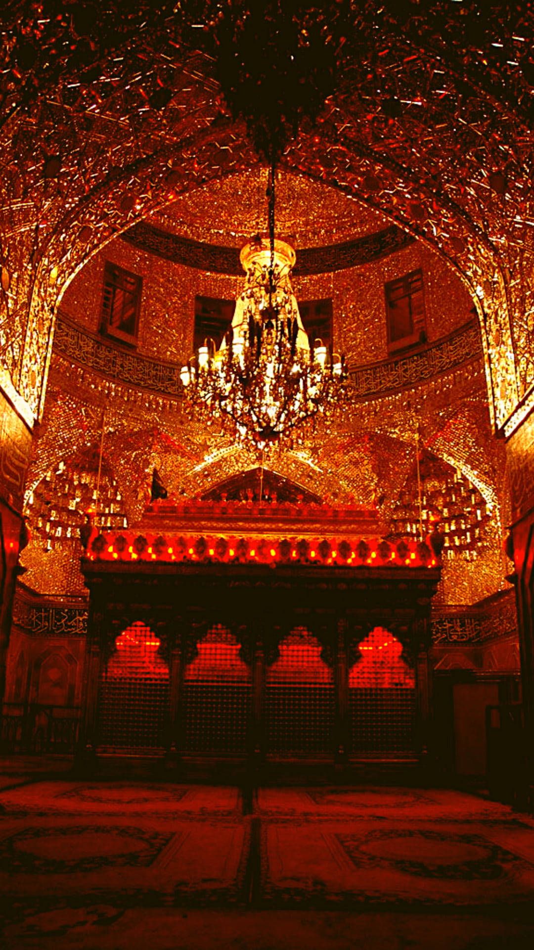 1080x1920 Download Imam Hossain Shrine Interior Karbala Wallpaper