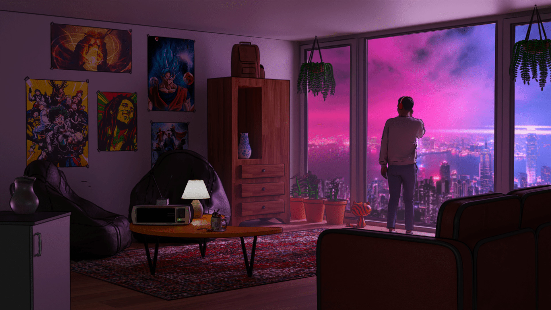 1920x1080 Lo Fi Room