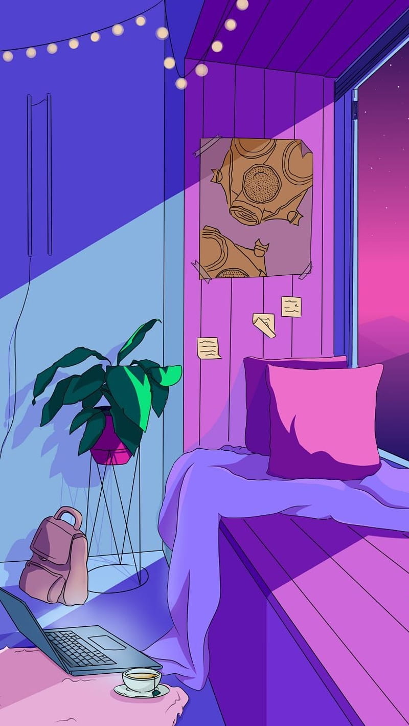 800x1419 LO FI, Room, HD Phone Wallpaper