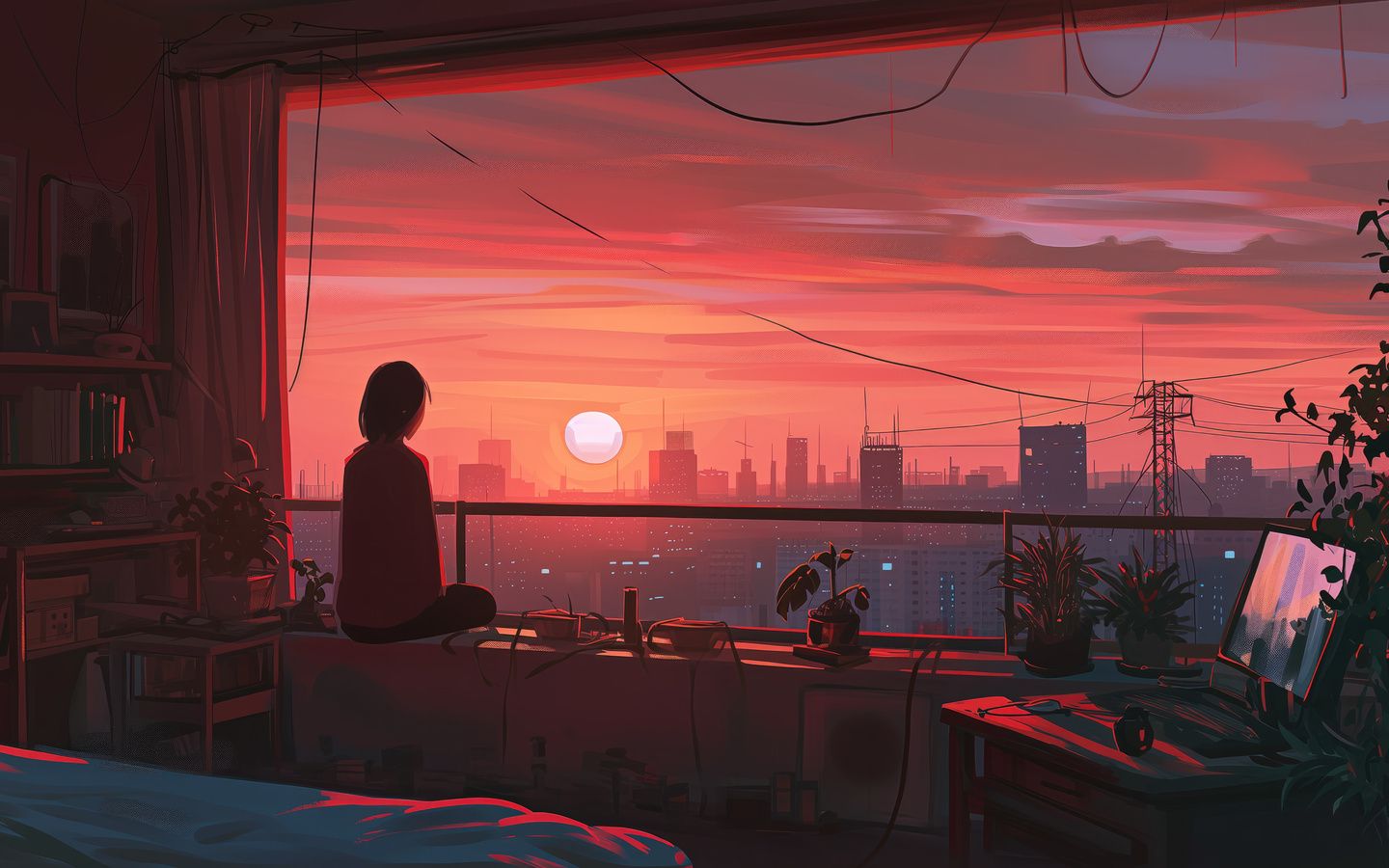 1440x900 Lofi Girl Relaxing Morning Time Wallpaper, 1440x900 Resolution HD 4k Wallpaper, Image, Background, Photos and Picture
