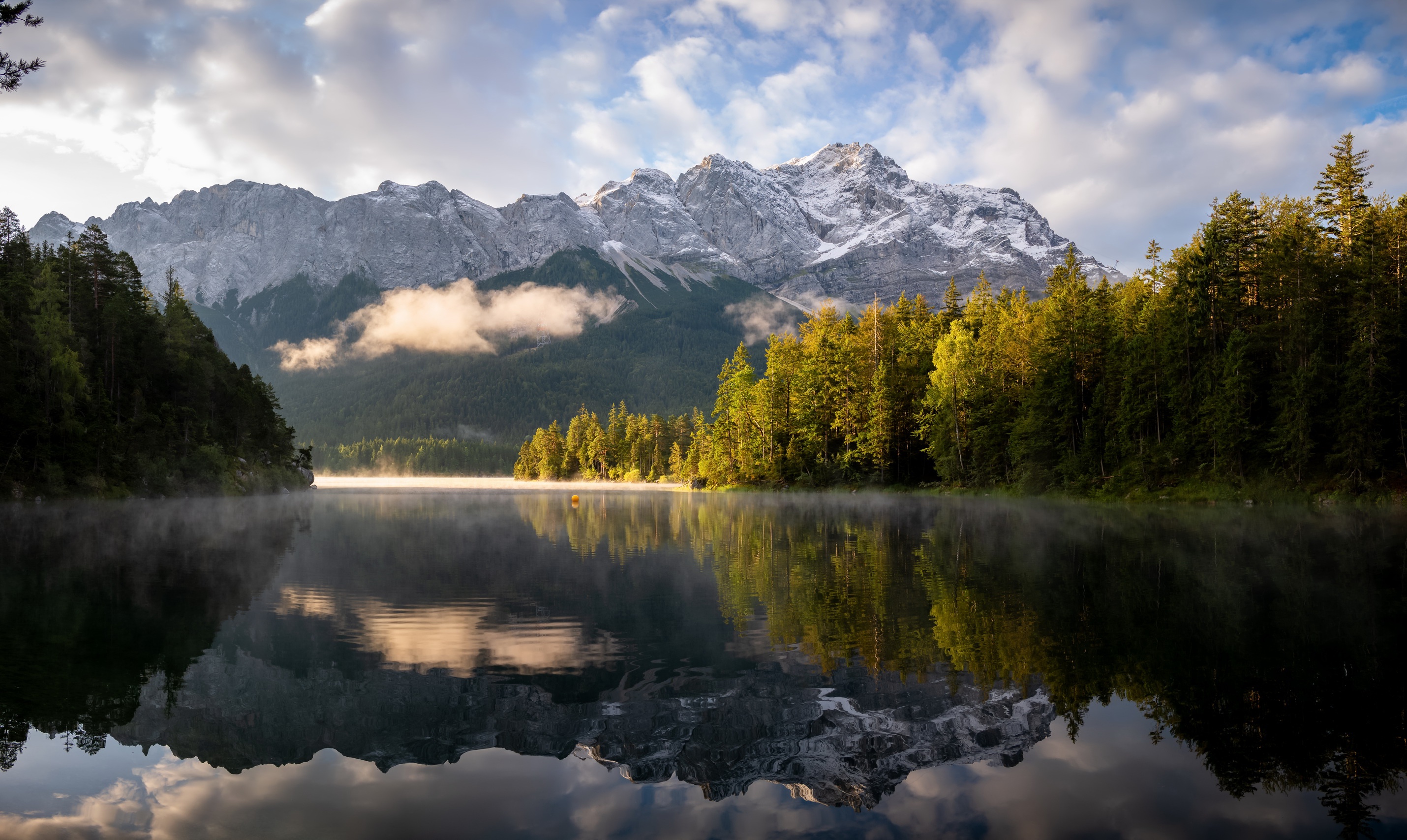 2860x1707 Wallpaper Bavaria, Eibsee, The District Of Garmisch Partenkirchen For Mobile And Desktop, Section природа, Resolution 2860x1707