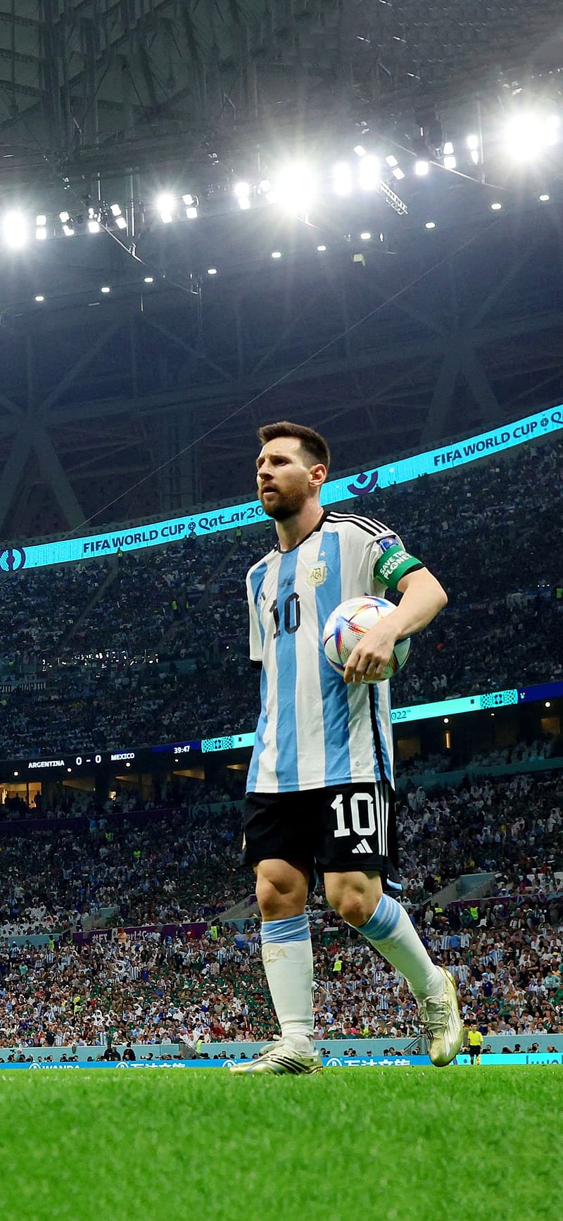 800x1733 HD messi and world cup wallpaper
