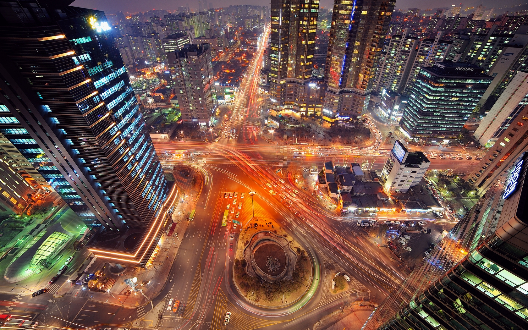 1680x1050 seoul, korea, night Wallpaper, HD City 4K Wallpaper, Image and Background