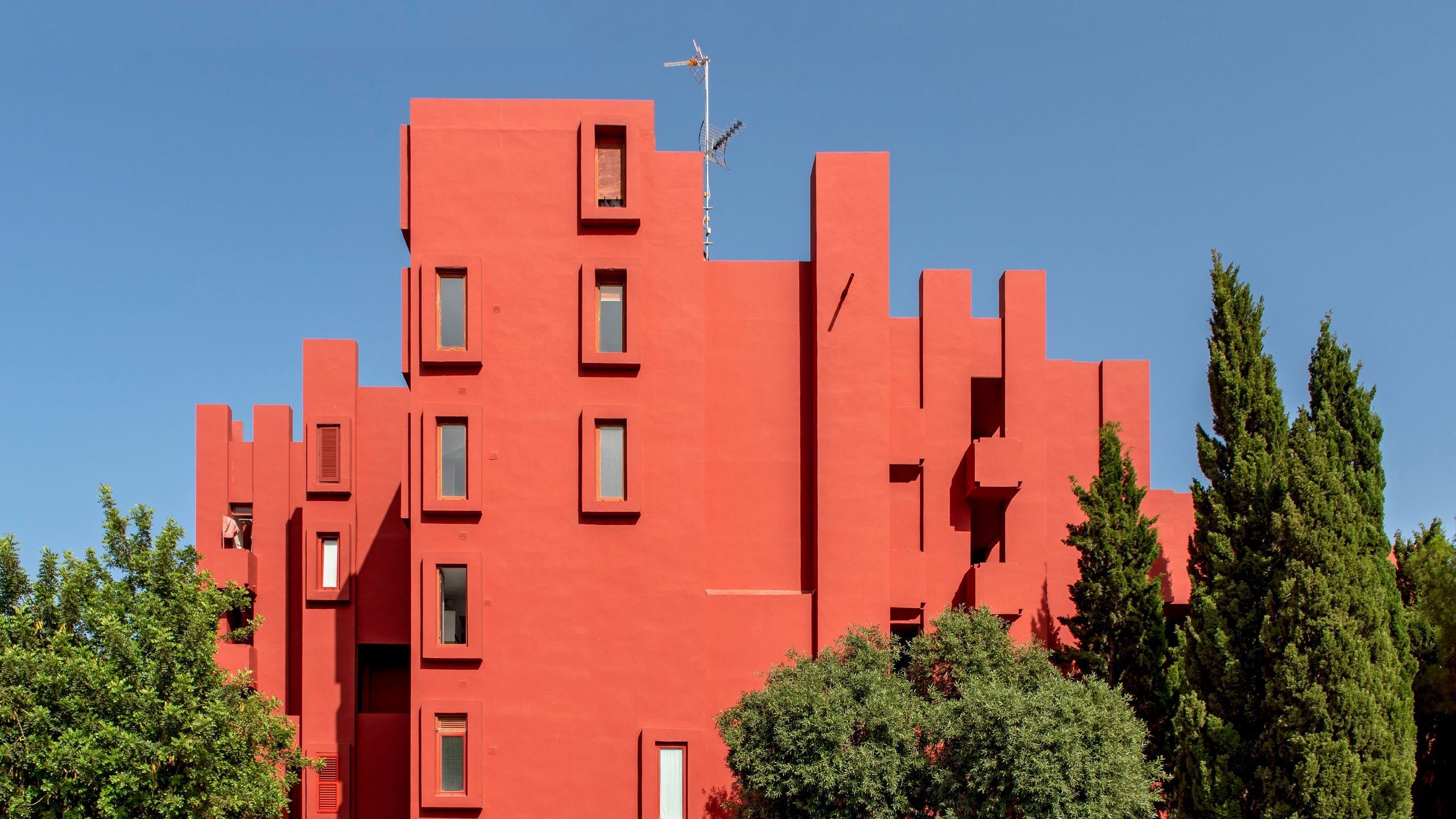 Deep Red Building Red Building Wallpapers - Top Free Red Building Backgrounds ...
