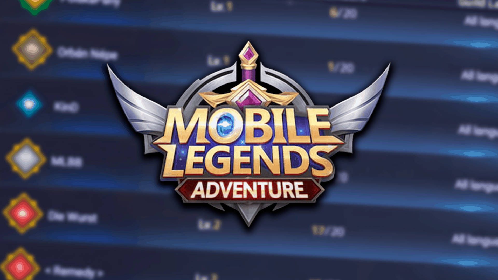 1920x1080 Download Mobile Legends Adventure Logo Wallpaper