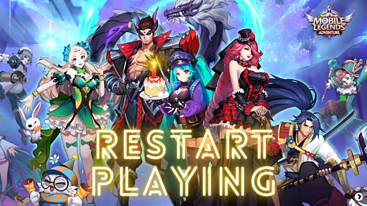 1280x720 Mobile Legends Adventure Android Gameplay, Restart Playing the game, ticket summouns, vip account