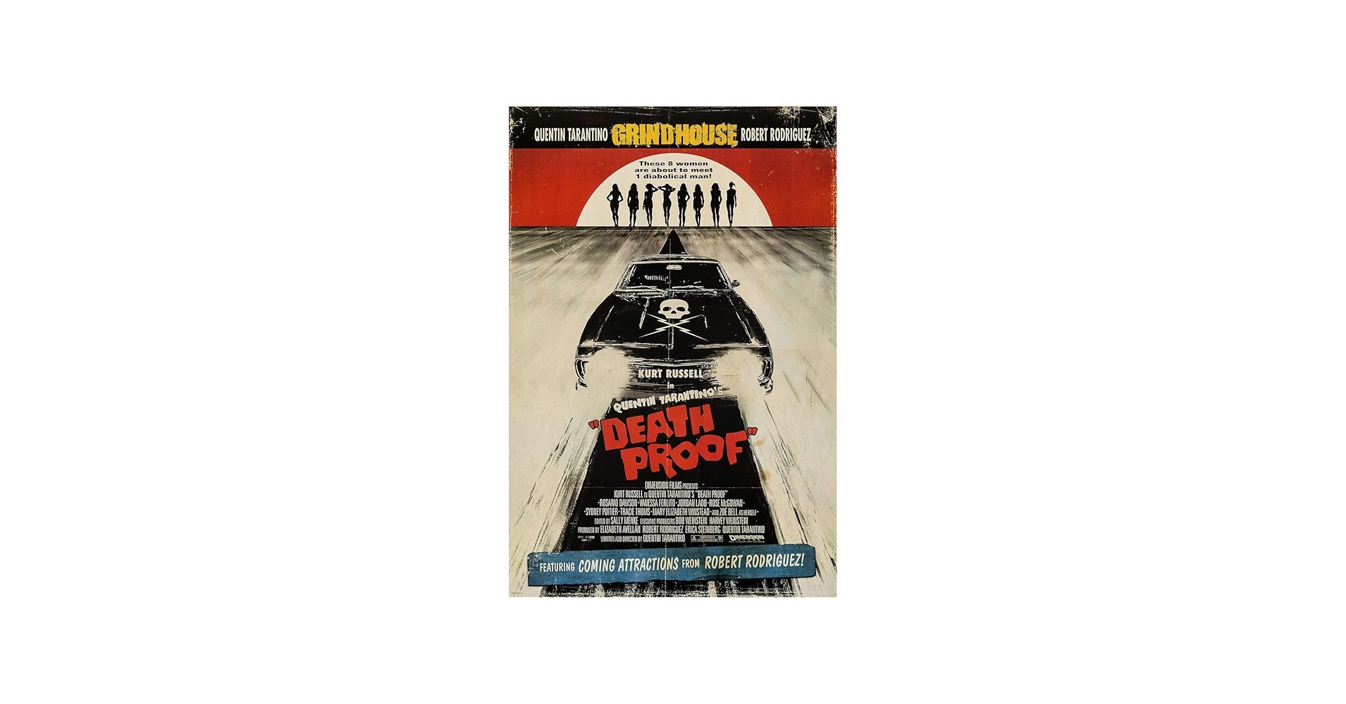 1910x1000 Death Proof Tarantino Poster 24 X 36 Inches: Posters & Prints
