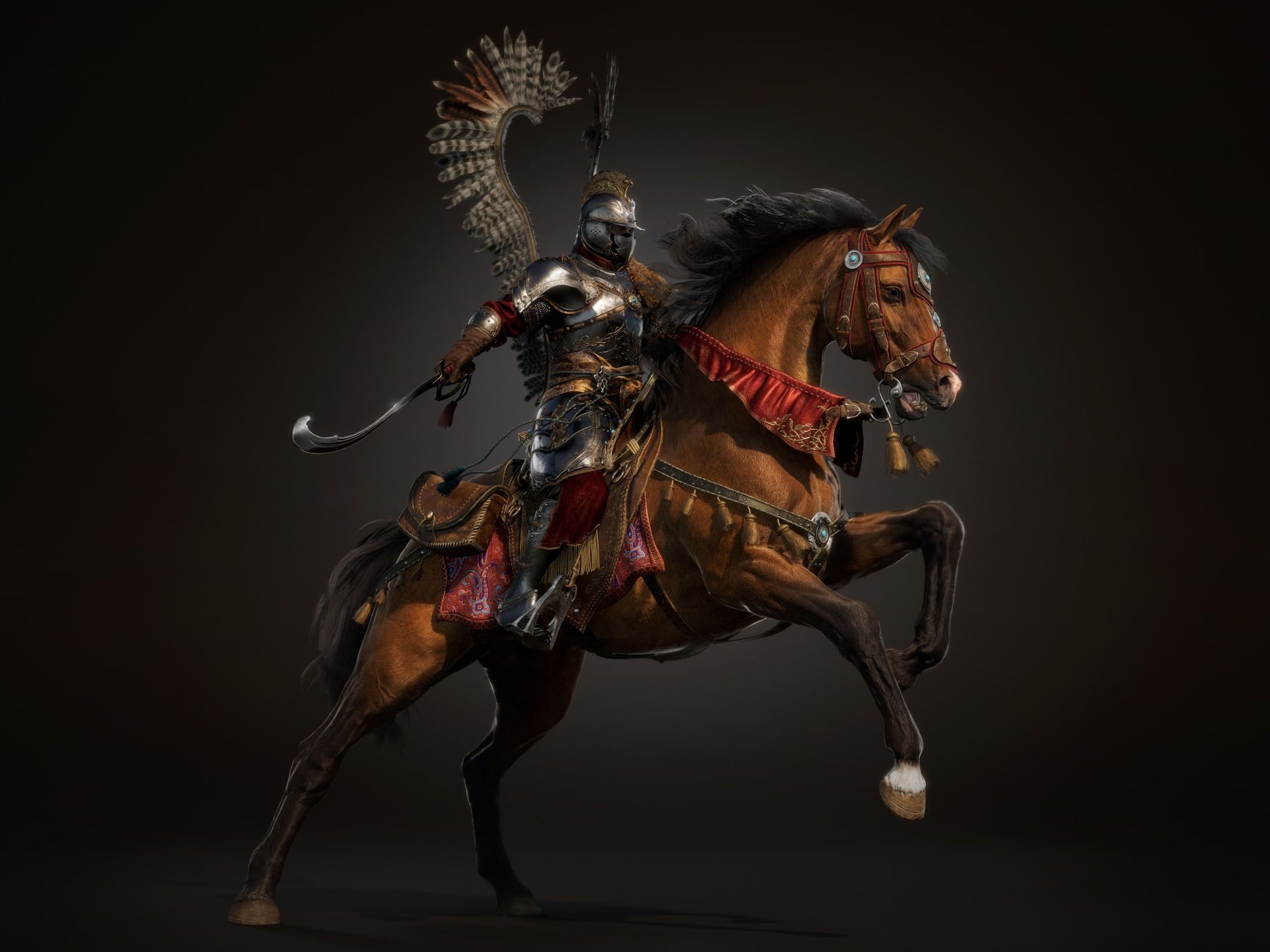 1840x1380 Winged Hussars Arrived in 3D: Modeling a Medieval Polish Warrior