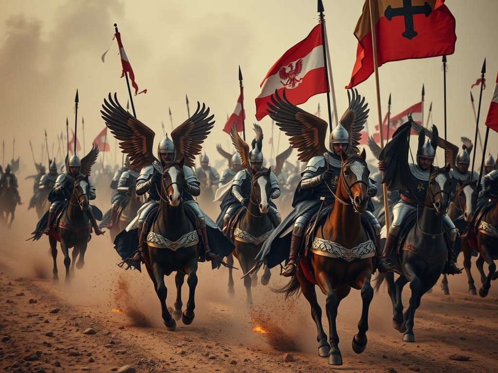1024x768 The Polish Winged Hussars