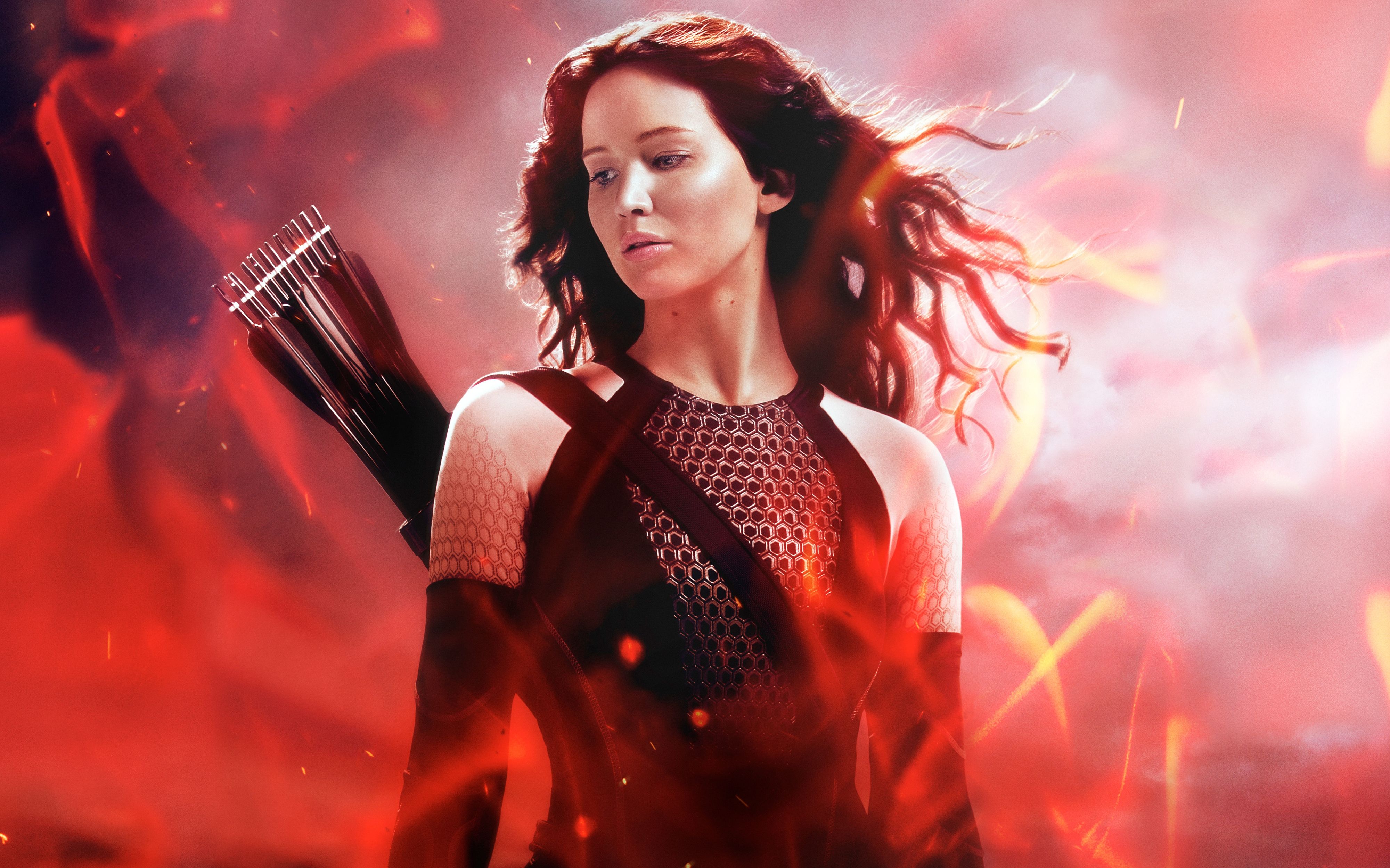 4000x2500 Katniss in The Hunger Games Catching Fire Wallpaper