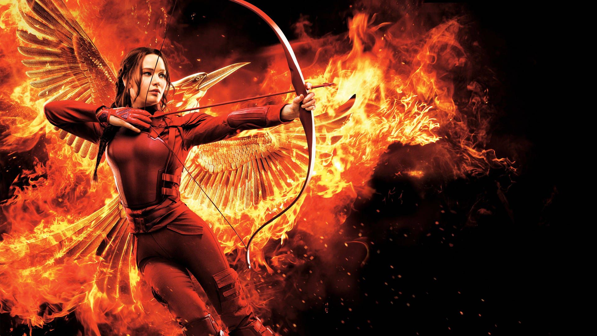 1920x1080 Download Girl On Fire The Hunger Games Wallpaper