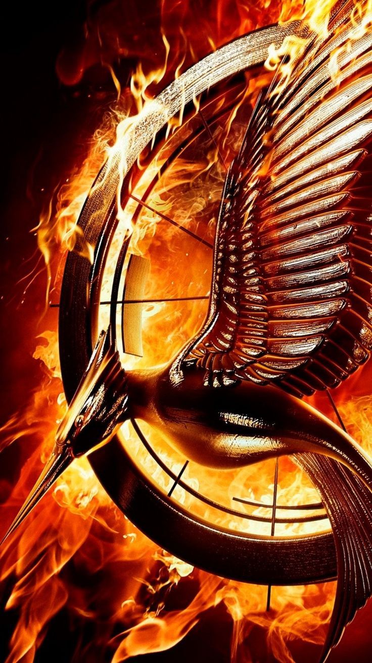 736x1309 The Hunger Games Catching Fire Sign Wallpaper /the Hunger Games Catching Fire Sign Wallpaper