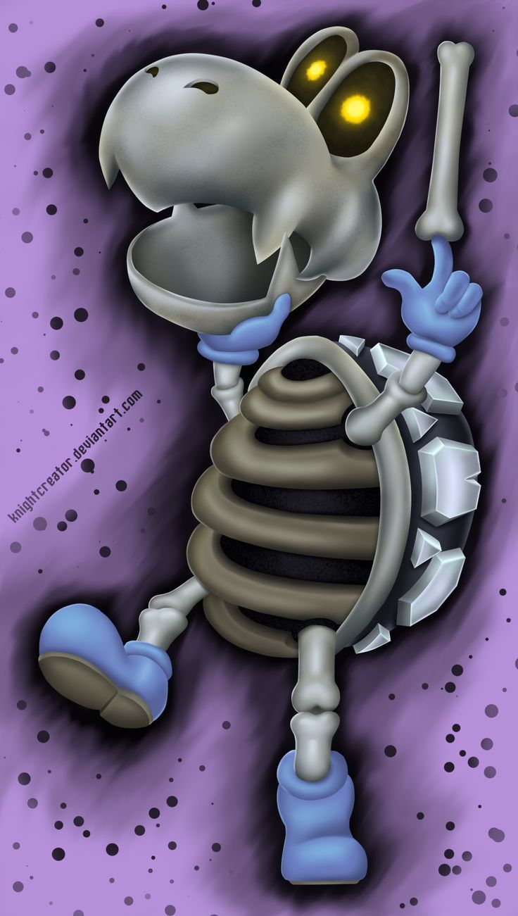 736x1301 Dry Bones, Super Mario World