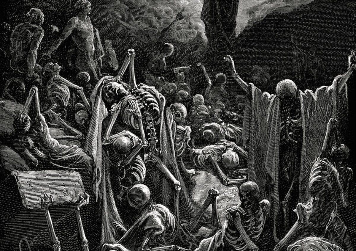 1200x844 The Vision of the Valley of Dry Bones, 1866 Face Mask