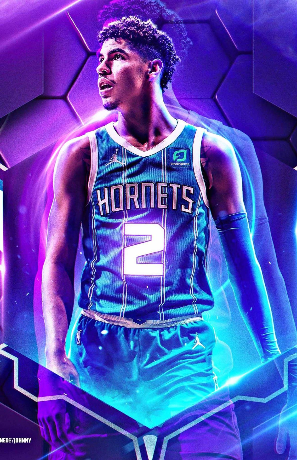 1240x1920 Download Charlotte Hornets LaMelo Ball Wallpaper