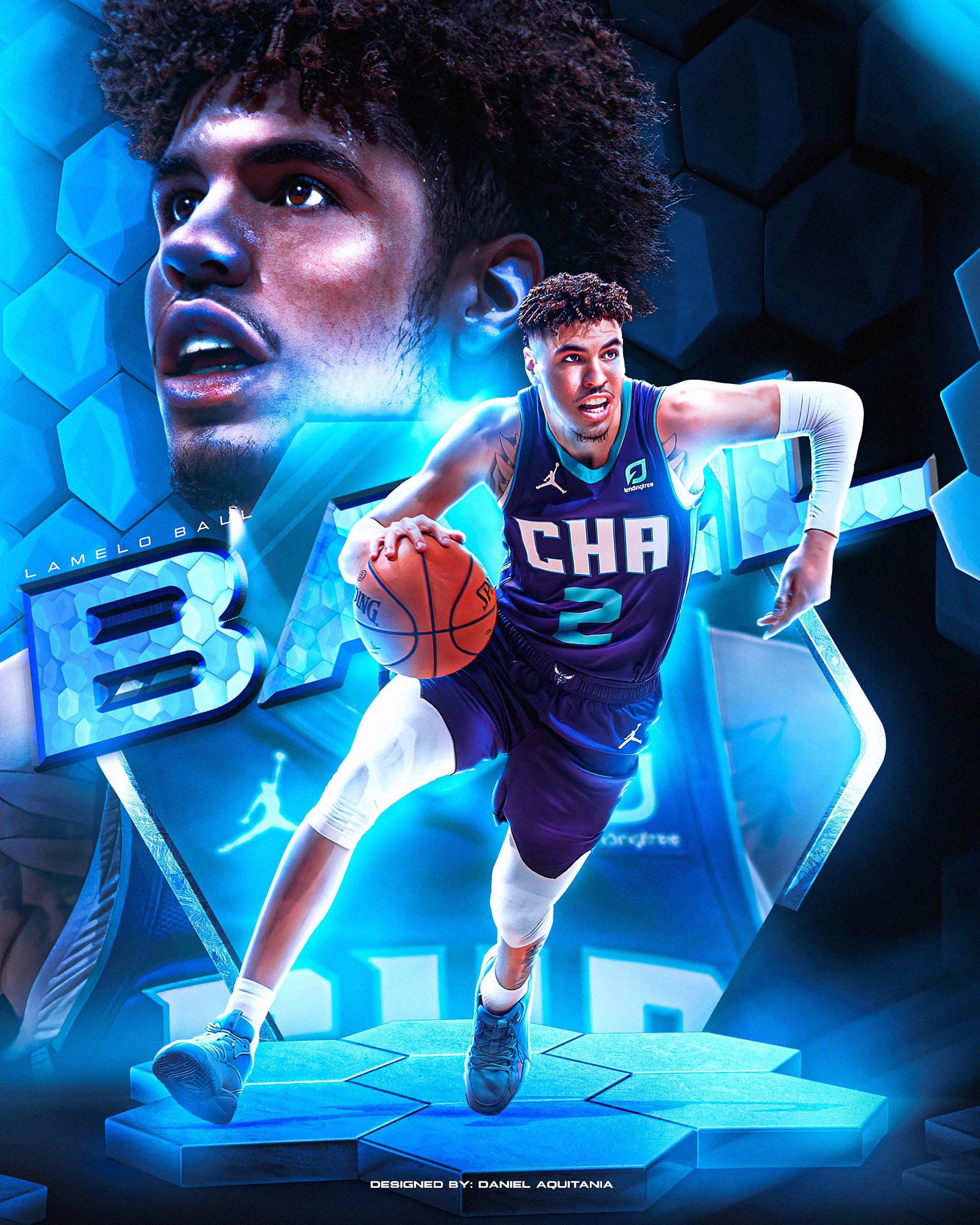 1920x2400 LaMelo Ball I Charlotte Hornets (1). Image - Behance