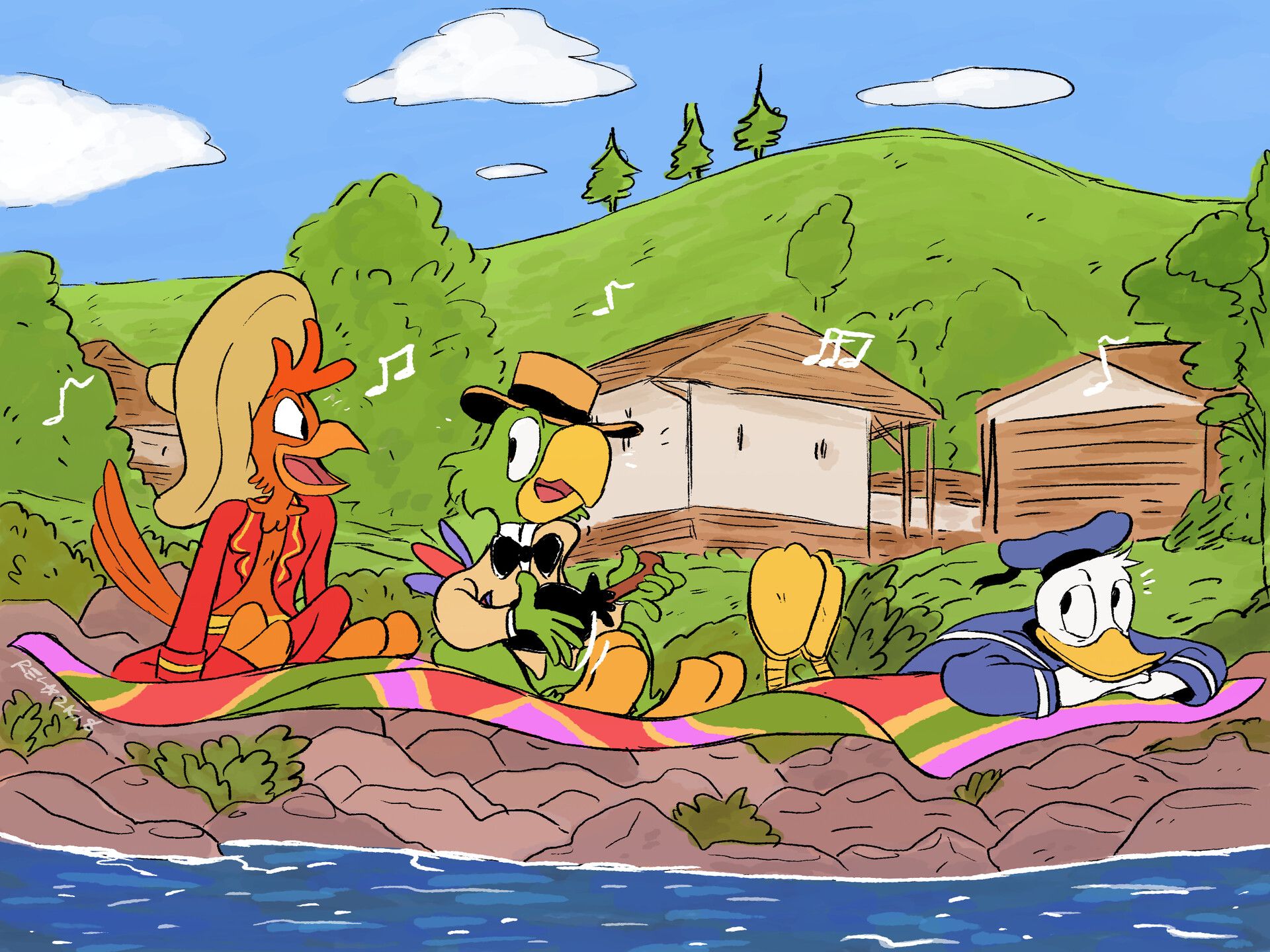 1920x1440 Rel Three Caballeros