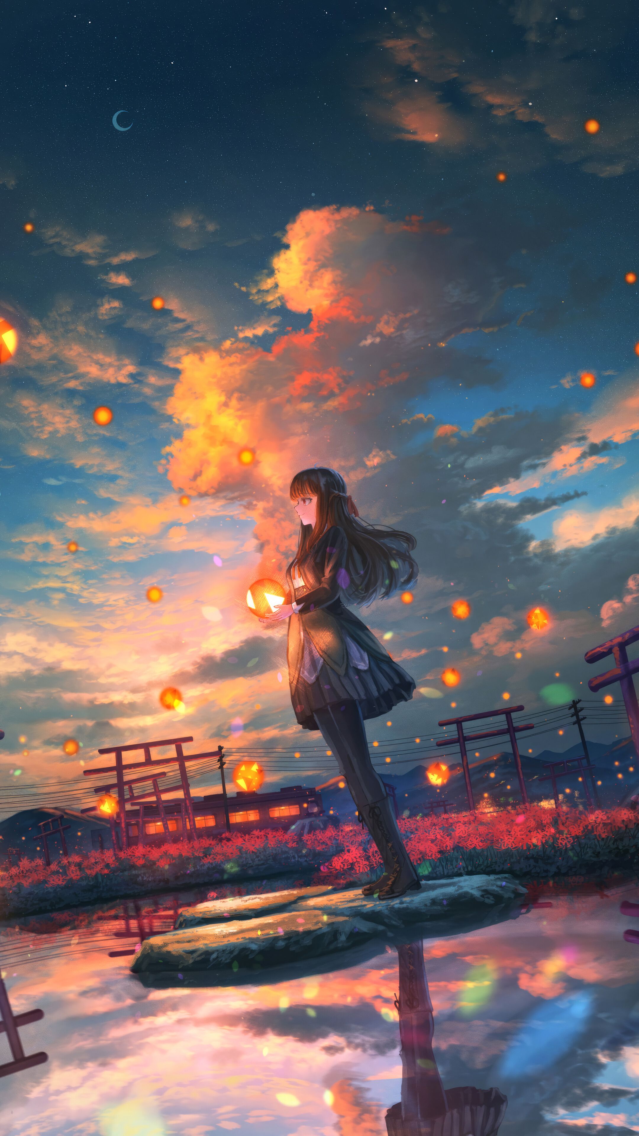 2160x3840 4k Anime Girl Android Wallpaper