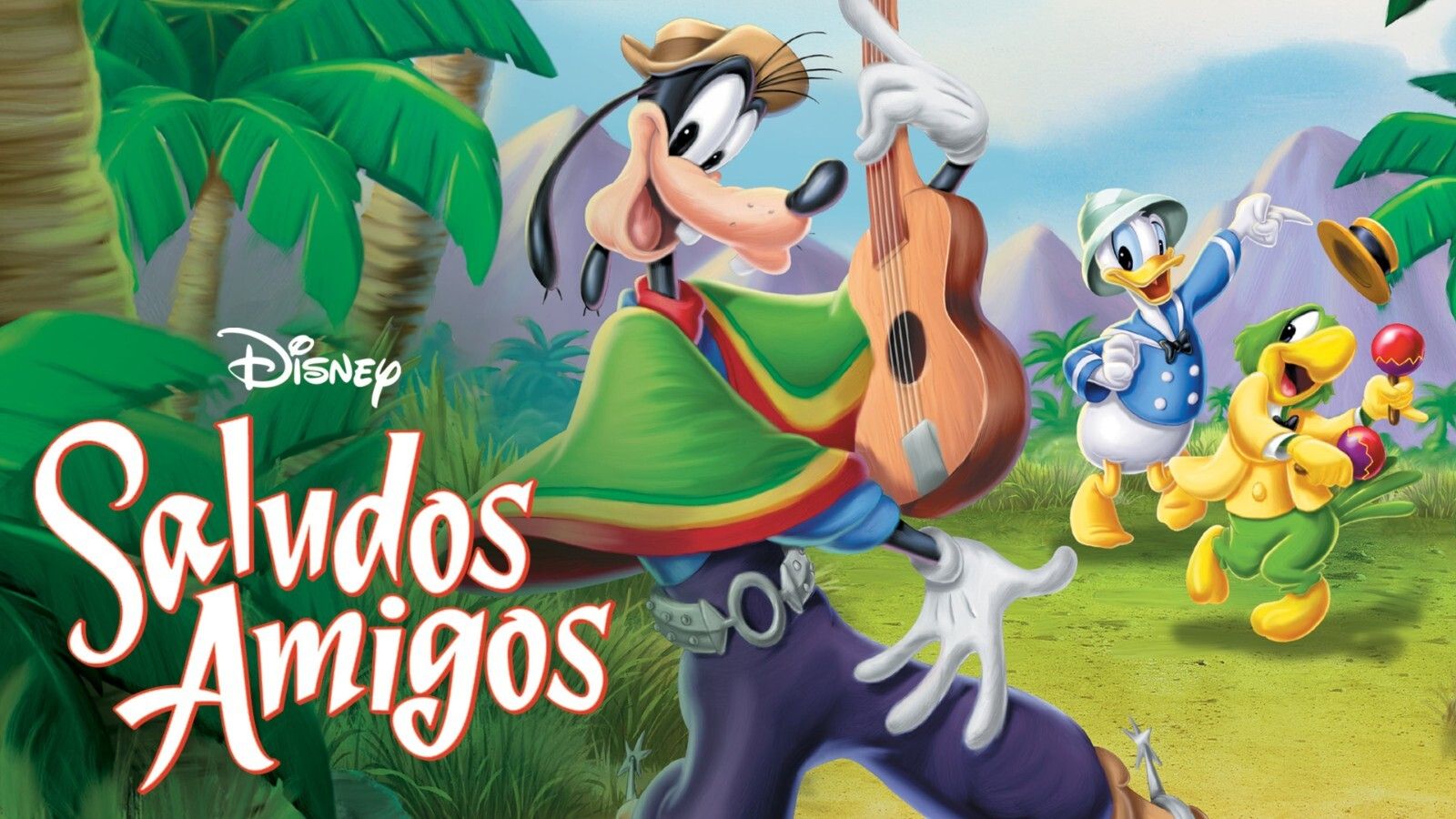 1600x900 Walt Disneys Saludos Amigos Movie Poster 11X17 Goofy Donald Duck