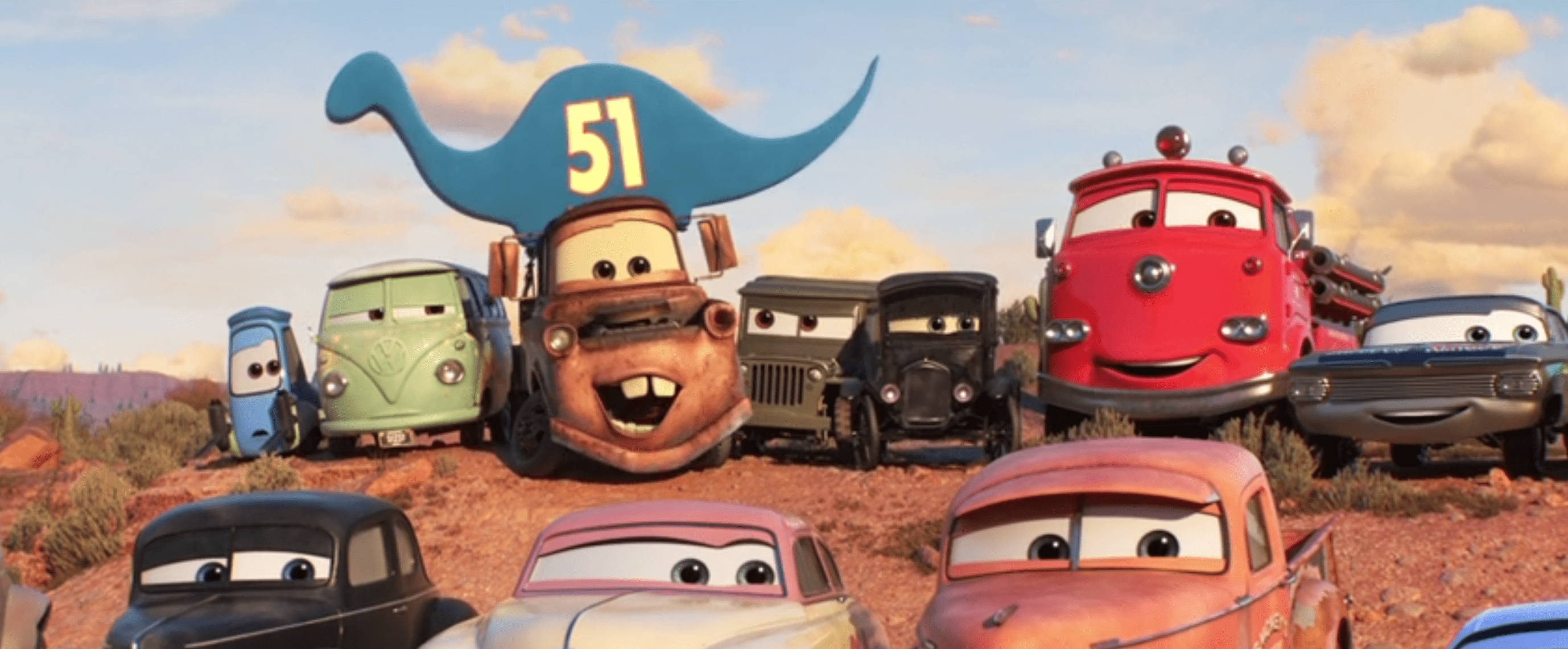2756x1141 Dan the Pixar Fan: Cars 3: Saludos Amigos Ramone