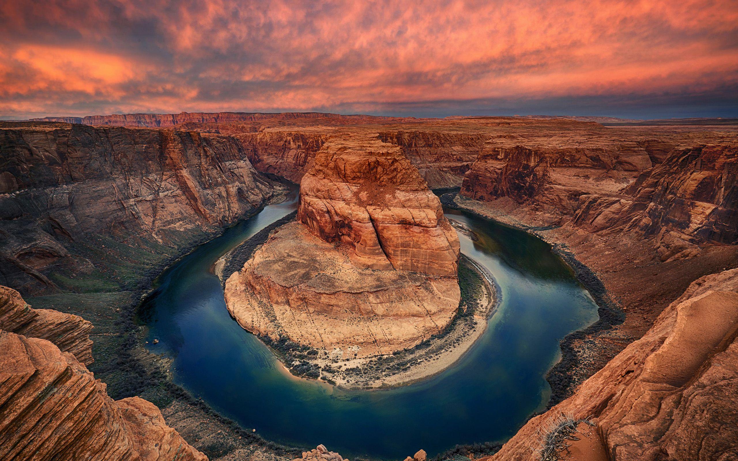 2560x1600 Horseshoe Bend HD Wallpaper and Background Image