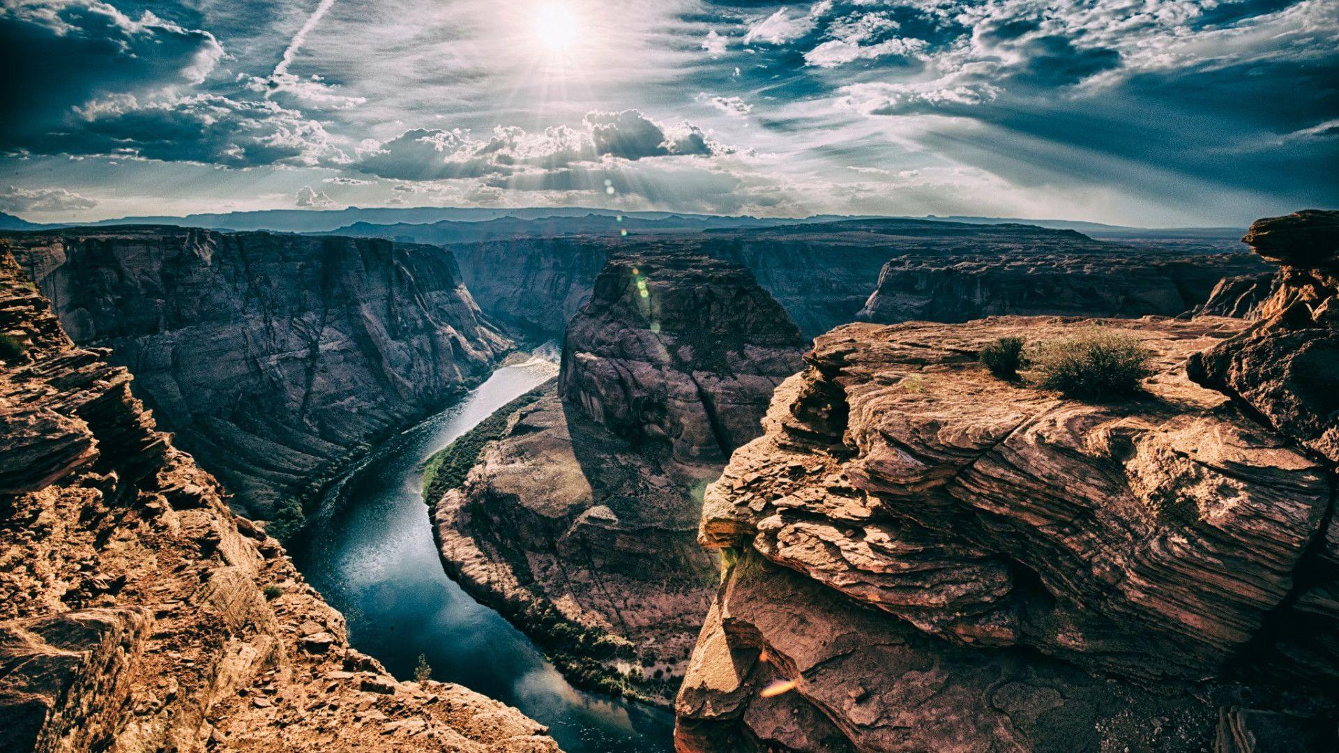 1920x1080 HD Horseshoe Bend Wallpaper. Download Free. Horseshoe