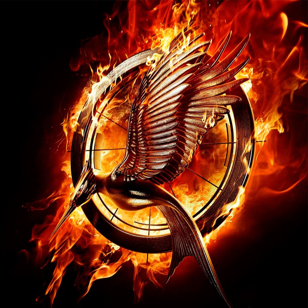 1024x1024 Catching Fire iPad Wallpaper Free Download