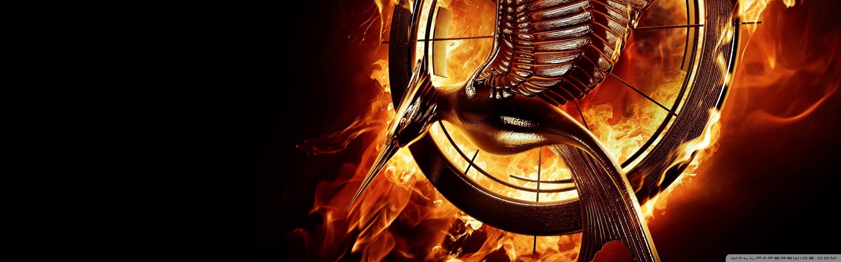 2880x900 The Hunger Games Catching Fire Movie 4K UHD Wallpaper for UltraHD Desktop and TV : Dual Monitor : Smartphone and Tablet Devices