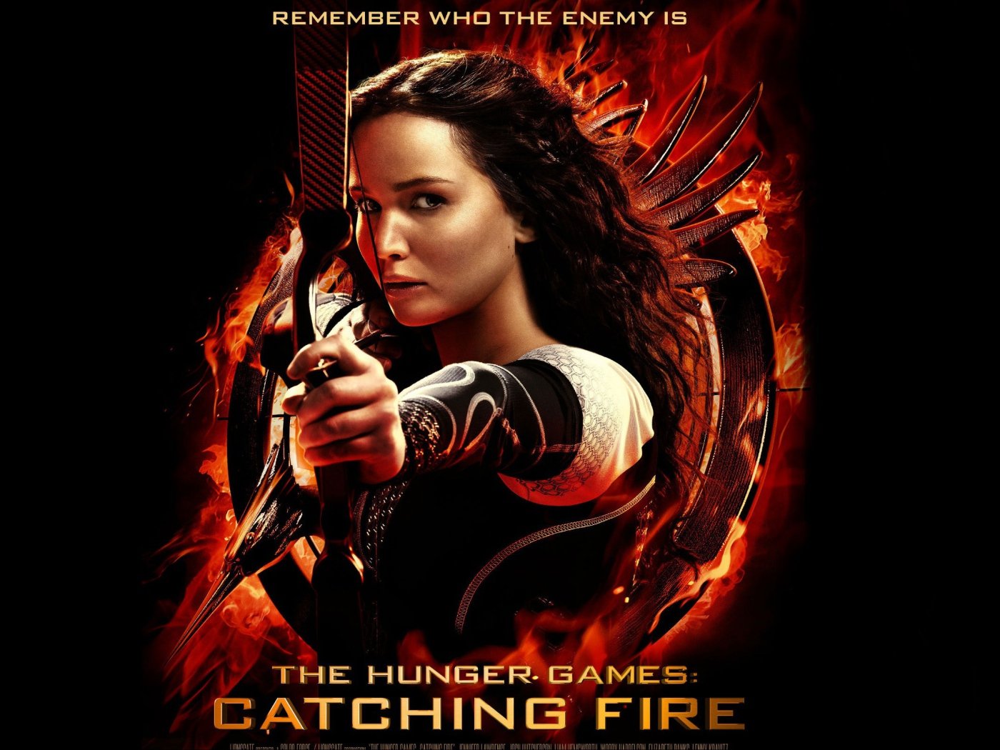 1400x1050 Hunger games catching fire: Katniss Everdeen Desktop wallpaper 1400x1050