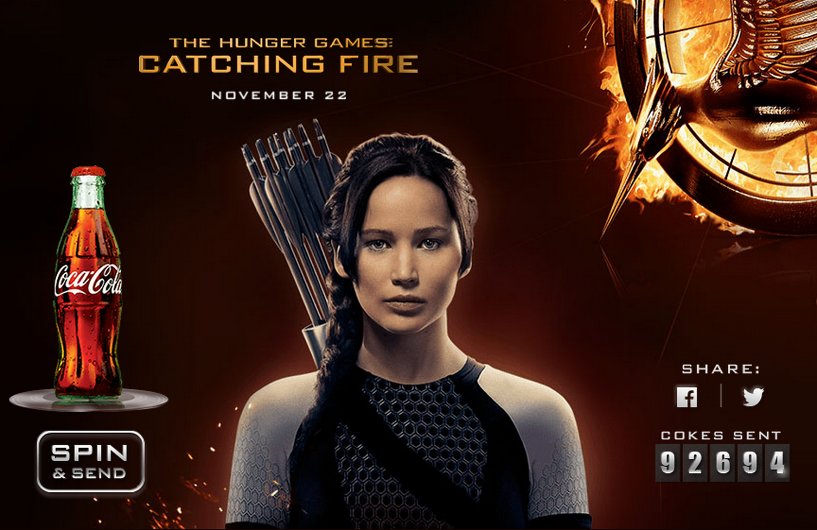 1600x1039 Welcome to District 12: Coke Catching Fire Wallpaper