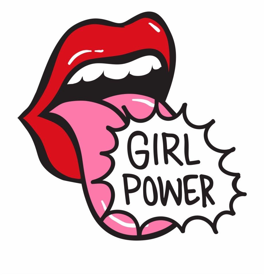 920x959 Girl Power 21 Tongue Pink Pwr. Transparent PNG Download