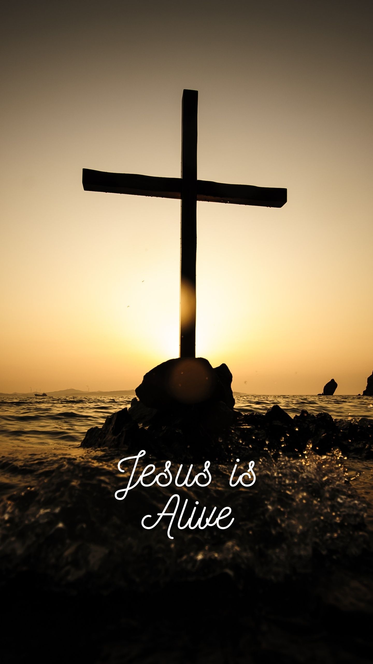 1440x2560 Jesus Cross iPhone Wallpaper
