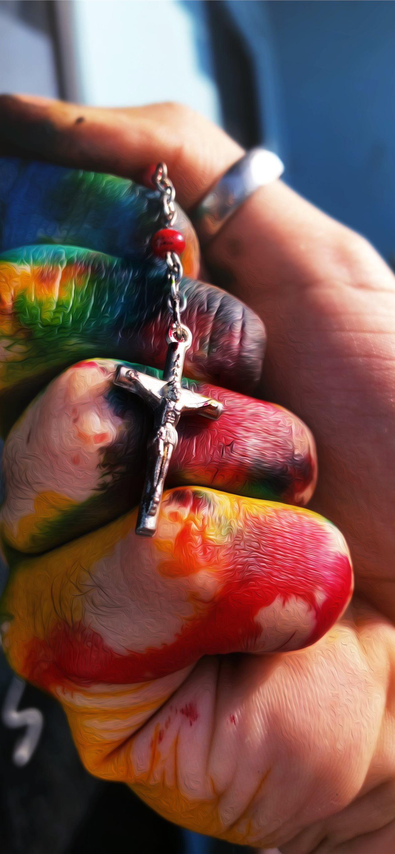 1284x2778 christ the redeemer iPhone Wallpaper Free Download