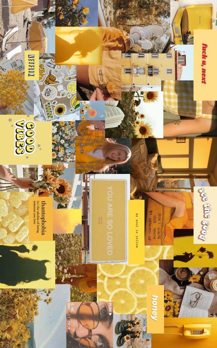 736x1177 YELLOW AESTHETIC DESKTOP WALLPAPER