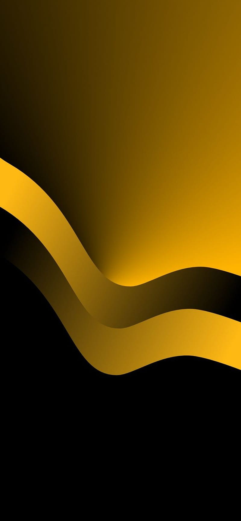 800x1730 Yellow Black, abstract, dark, HD phone wallpaper