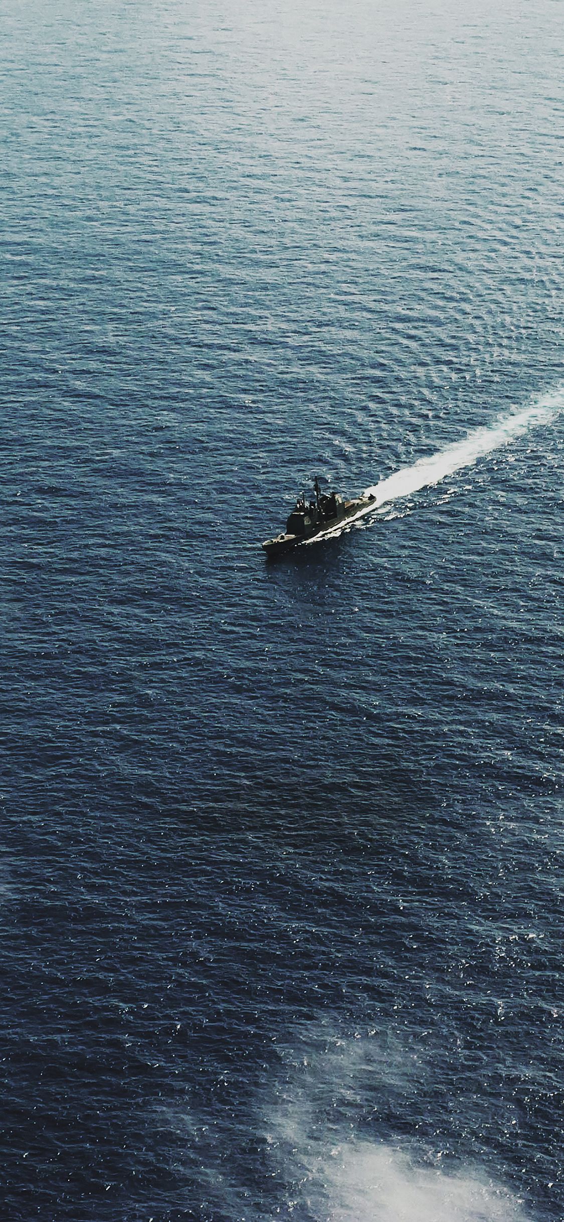 1125x2436 iPhone X wallpaper. ocean ship sea sunny day pacific nature military army