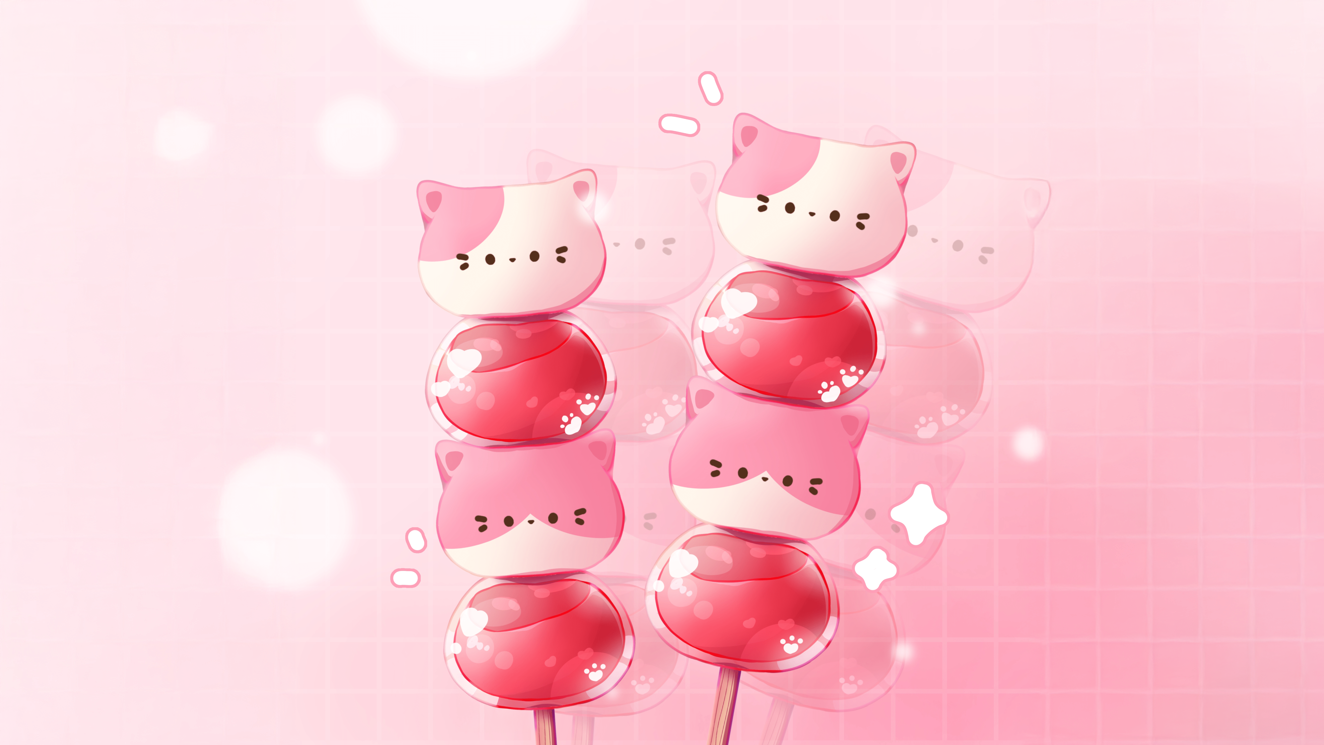5120x2880 Kawaii Cute 4K Wallpaper