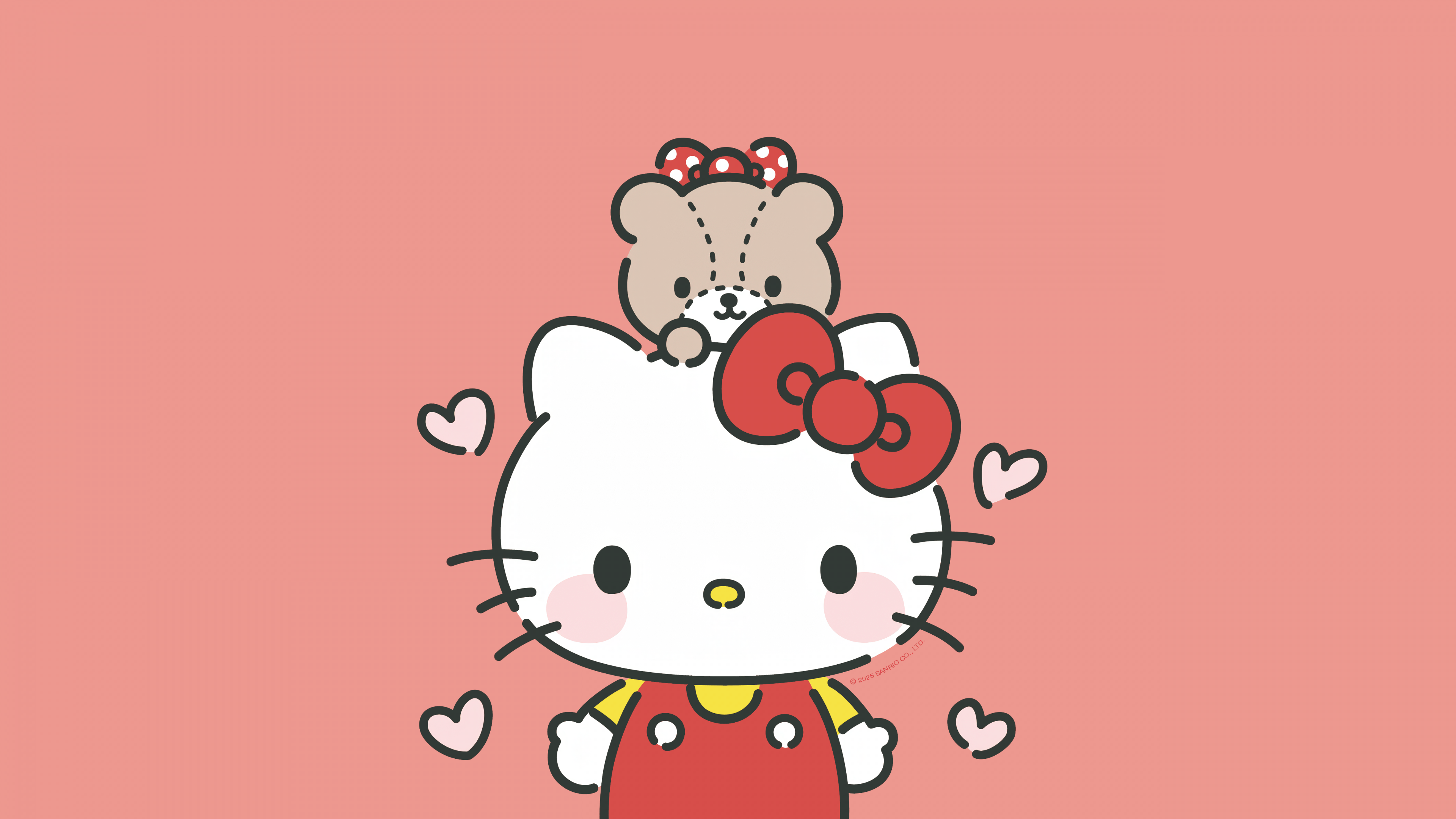 3840x2160 Hello Kitty Wallpaper 4K, Kawaii bear, 5K, Sanrio