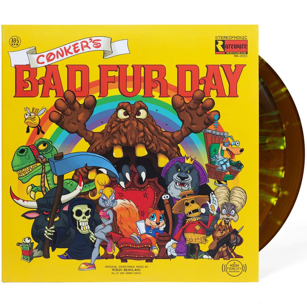 1000x1000 Conker's Bad Fur Day (Reissue) 2xLP Vinyl Soundtrack Age Gamer