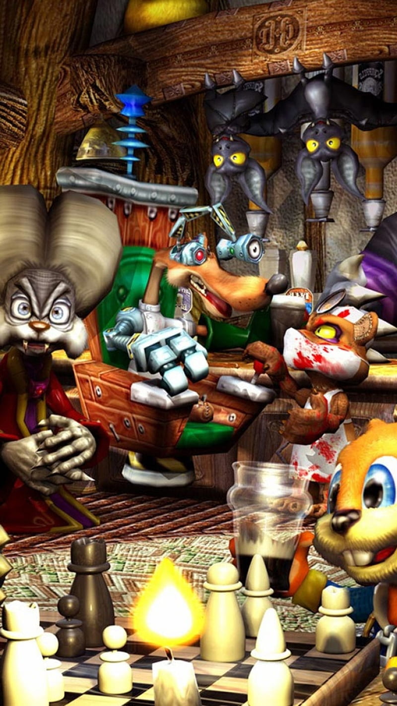 800x1422 Conkers Bad Fur Day, bad, characters, conkers, day, fur, HD phone wallpaper