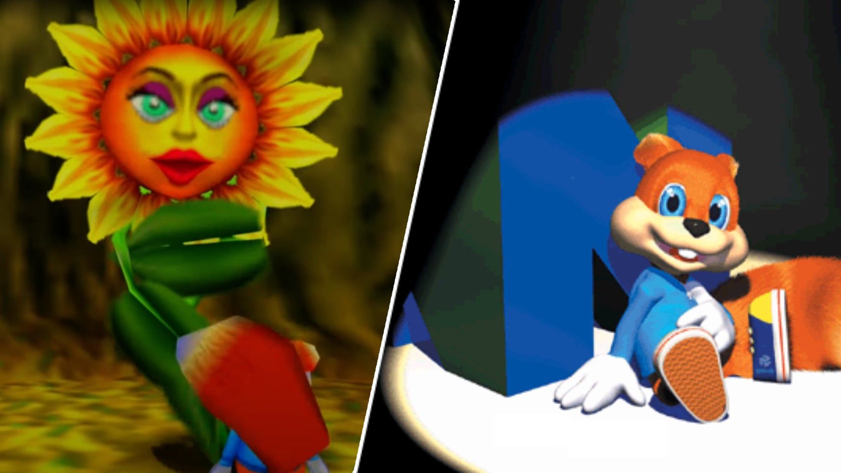 1710x963 Remember weird N64 classic Conker's Bad Fur Day? Well, here's Doja Cat dressed up as the sunflower from it for Halloween, because video games