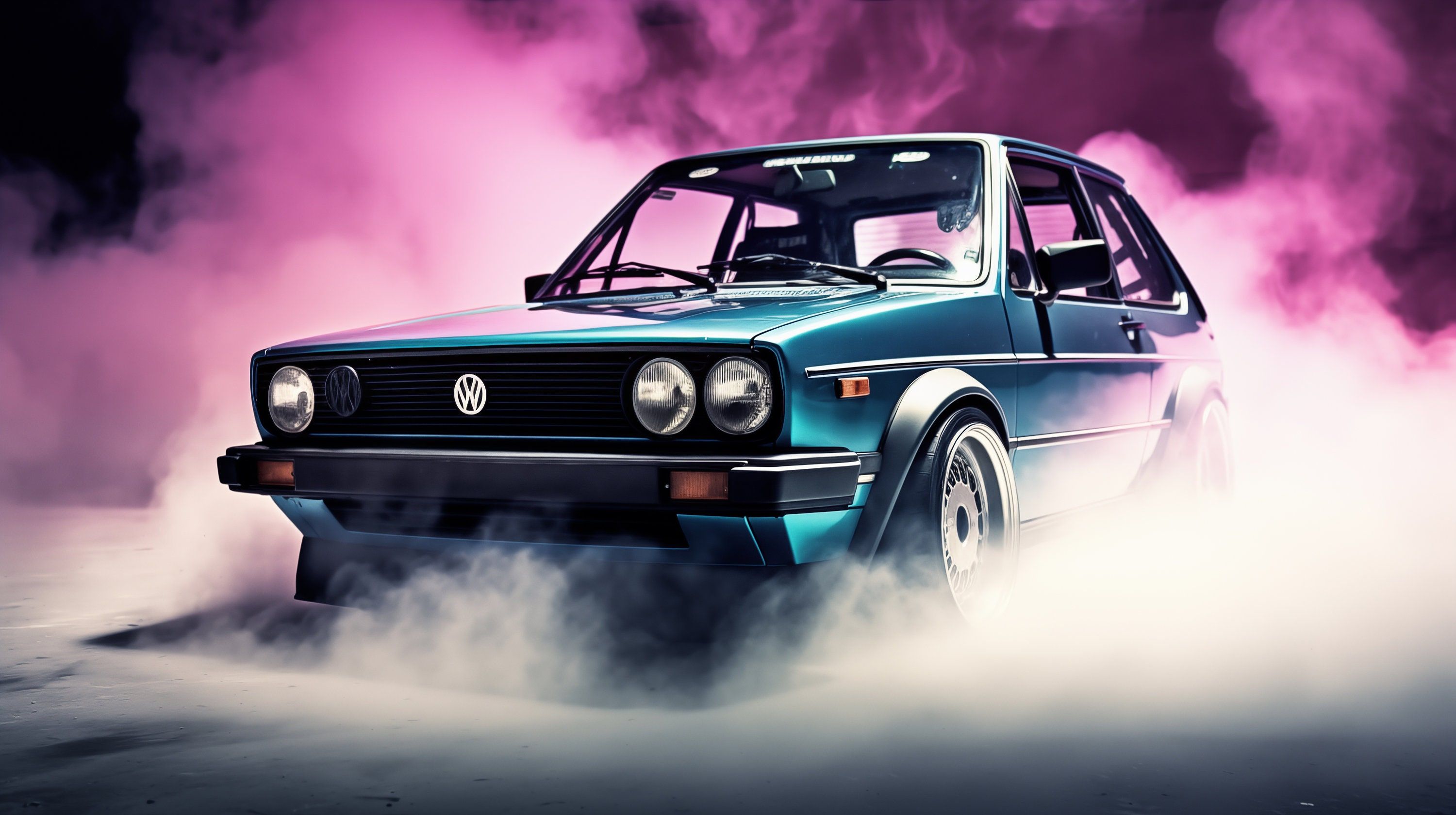 3000x1681 Volkswagen Golf MK1 GTI 4K Wallpaper Car Enthusiast Design