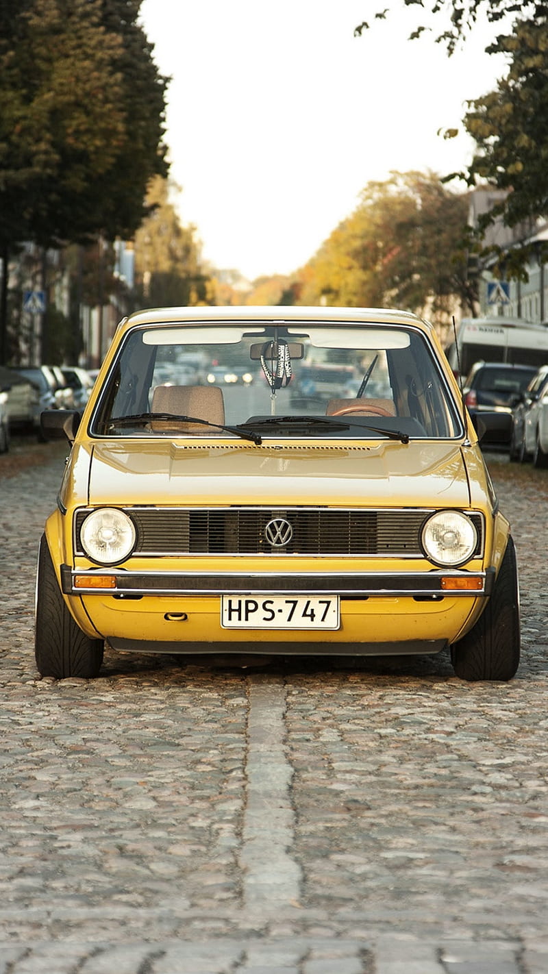 800x1422 Volkswagen Golf Mk carros, old, HD phone wallpaper