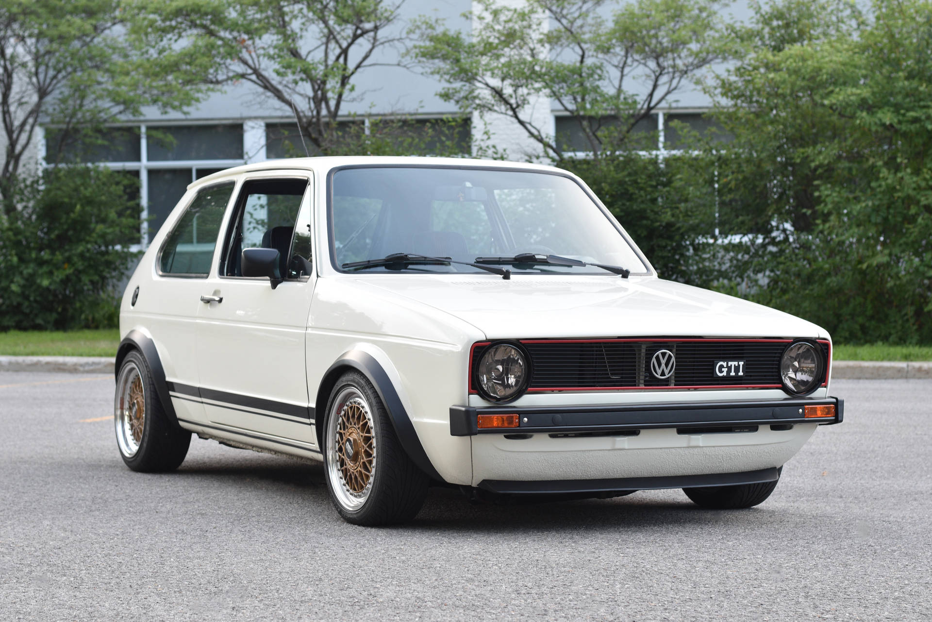 1920x1281 Download White Volkswagen Golf GTI Mk1 Wallpaper
