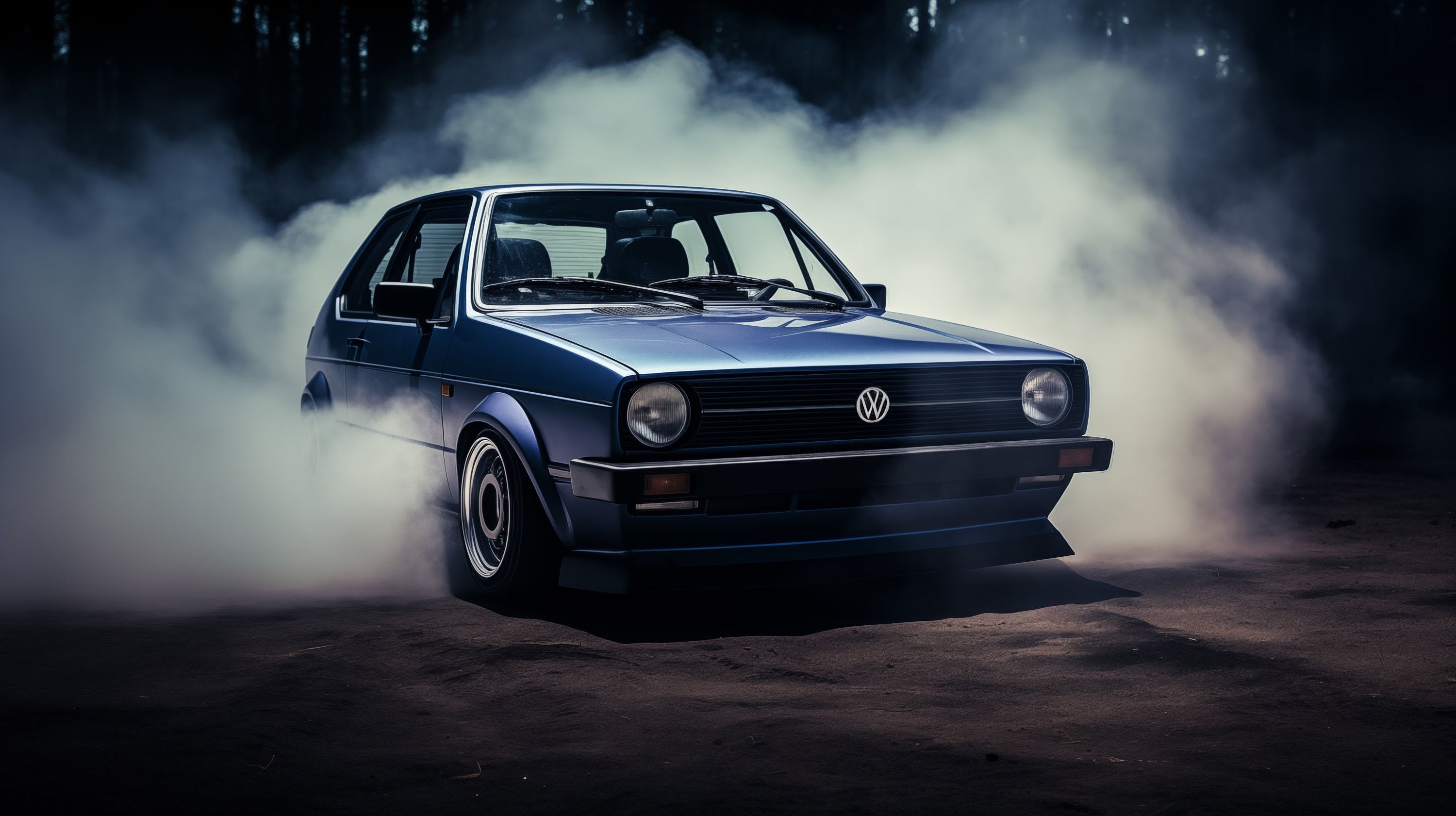 3000x1681 Vintage Volkswagen Golf MK1 GTI Wallpaper 4K 1976 1984 Car Design For Desktop And Macbook, Perfect For Car Enthusiasts
