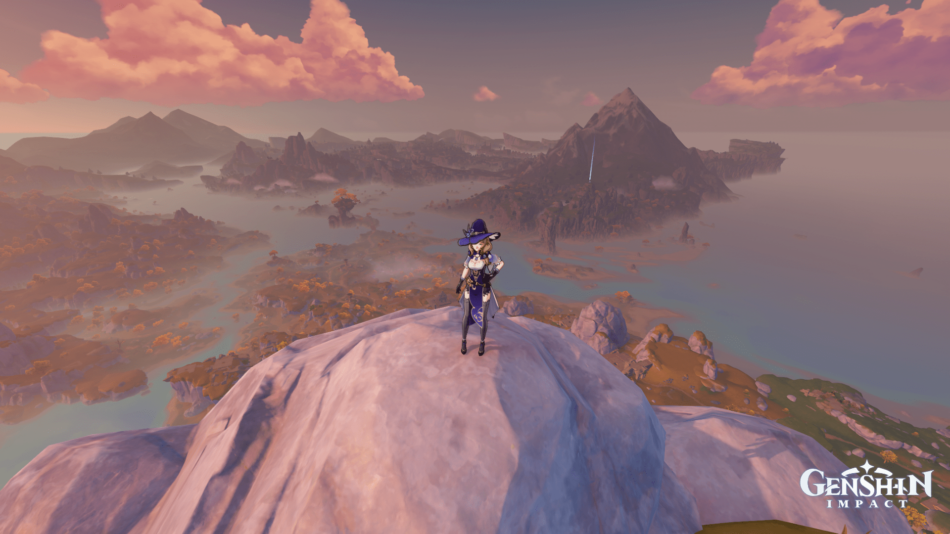 1920x1080 I Can See Mondstadt And Stormterror Lair From Here! So Beautiful! : R Genshin_Impact