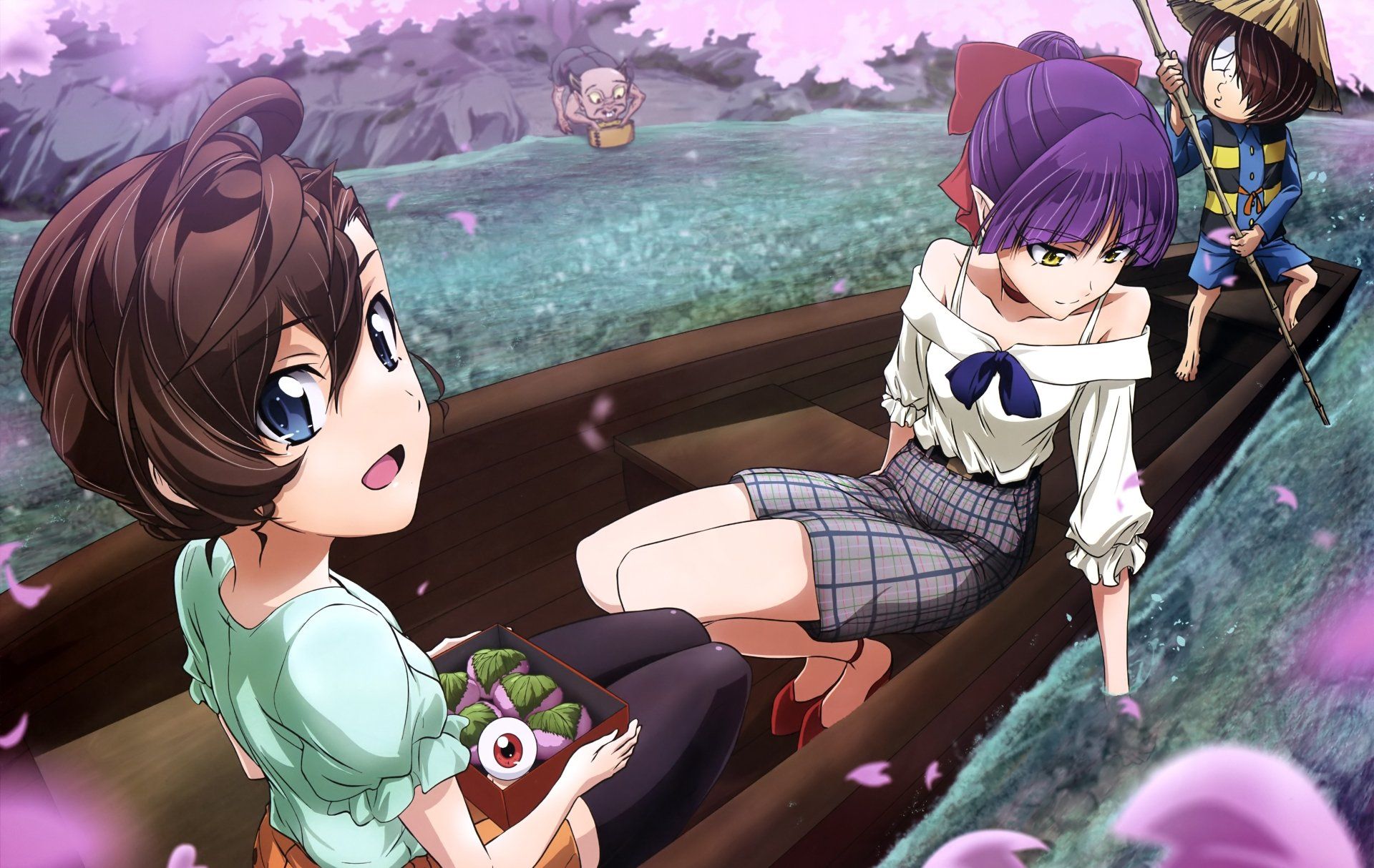 1920x1214 Download Medama Oyaji Kitarō (GeGeGe No Kitaro) Neko Musume Mana Inuyama Anime GeGeGe No Kitaro 4k