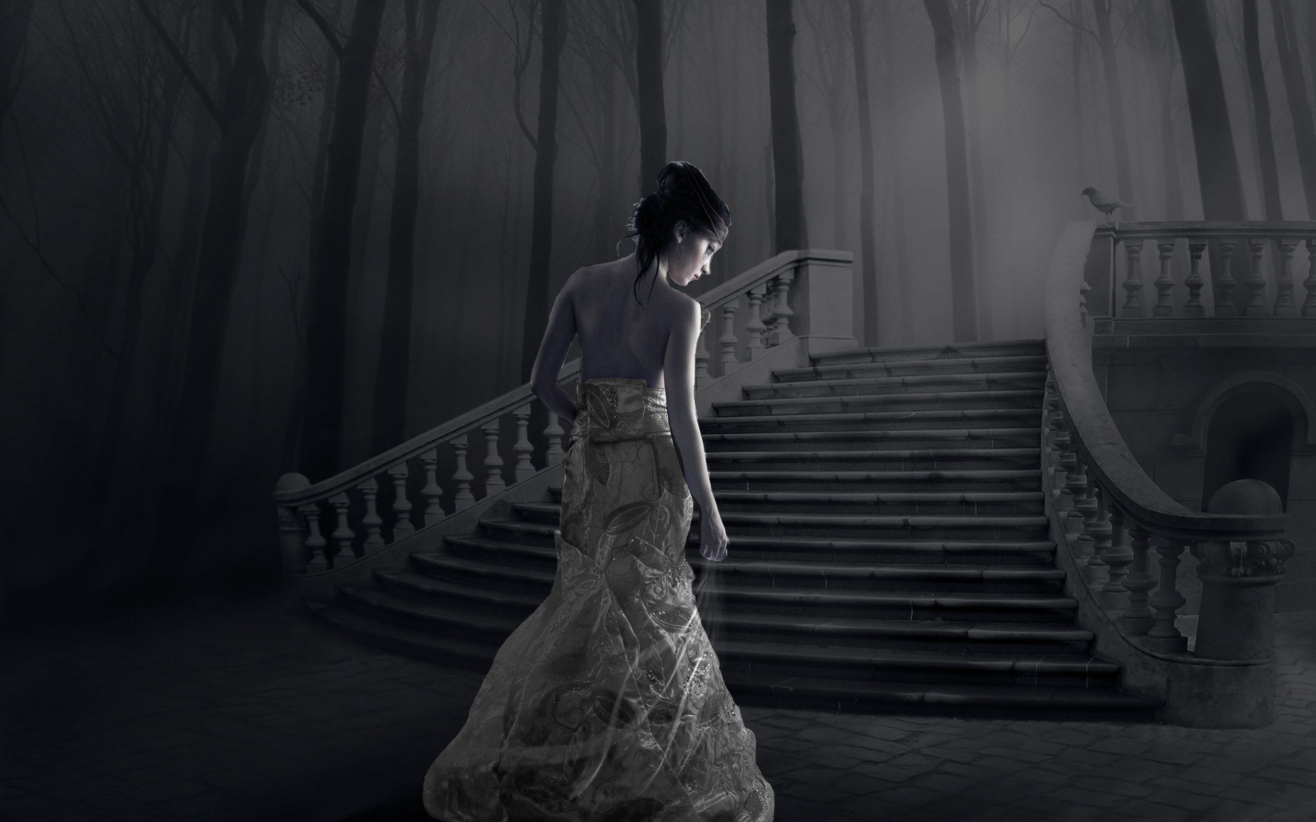 1920x1200 Desktop wallpaper: Women, Gothic 4K free download for PC. 162476