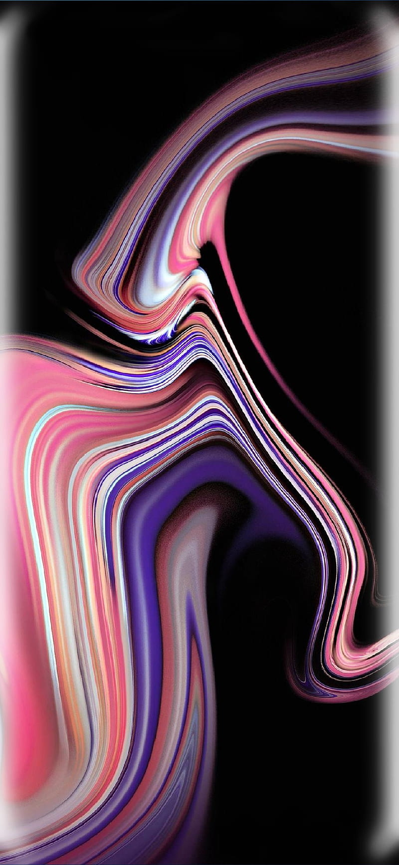 800x1734 Note samsung, galaxy, note curved, edge, melted, gold, colors, sasho2003b, HD phone wallpaper