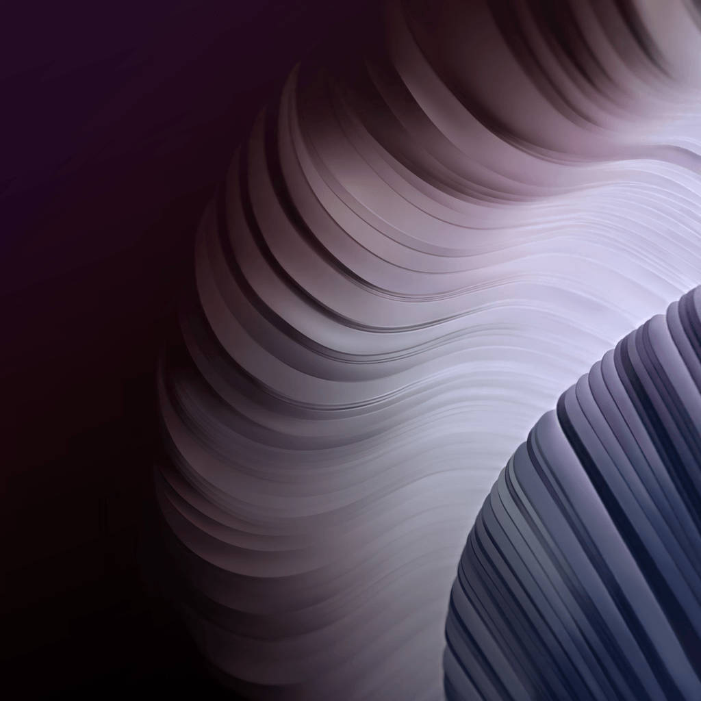 1024x1024 Download White Curved Lines Samsung Galaxy Tablet Wallpaper